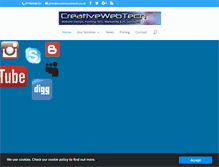 Tablet Screenshot of creativewebtech.co.uk